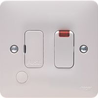Show details for  Sollysta 13A Switched Fused Spur with LED Indicator & Flex Outlet