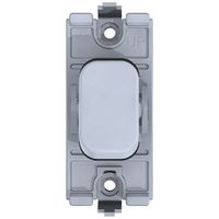 Show details for 20A Double Pole Grid Switch Module, White, Lisse Range