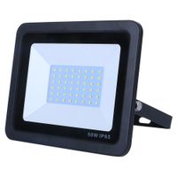 Show details for  50W Slimline Floodlight, 6000K, 4000lm, Black, IP65