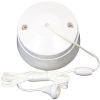 Show details for  10A Way Ceiling Pull Switch, 1 A, White, Modern Range