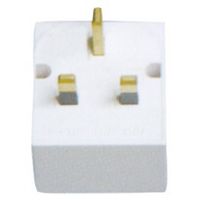 Show details for  13A Unfused Adaptor, 2 Way, White
