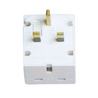 Show details for  13A 3 Way Fused Adaptor White