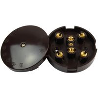 Show details for  20A 6 Terminal Junction Box 90mm Brown