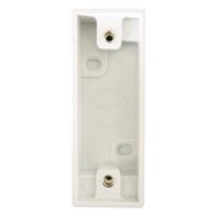 Show details for  1 Gang 16mm Architrave Pattress White