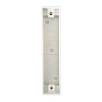 Show details for  2 Gang 16mm Architrave Pattress White