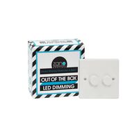 Show details for  150W 2 Gang Easy Fit LED Dimmer White