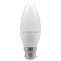 Show details for  led candle dimmable lamp 5.5w bc warmwhite