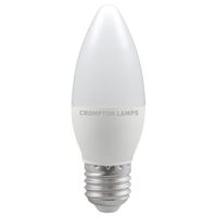Show details for  led candle dimmable lamp 5.5w e27 warmwhite