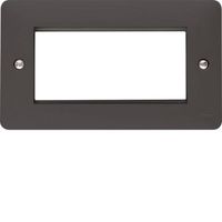 Show details for  Sollysta Euro Style Accommodation Plate, 4 Module, Grey