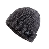 Show details for  Vintage Beanie Hat, Grey, One Size