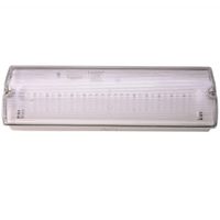 Show details for  4.5W LED Emergency Bulkhead with Legend Kit, 6000K, 200lm, White, IP65, Emerald Range