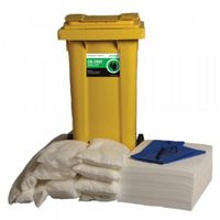 Show details for  Oil Only Spill Response Kit, 120l, Wheel Bin