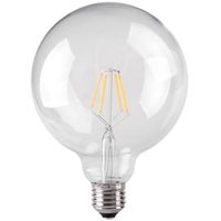 Show details for  4.5W Traditional LED Filament Globe Lamp, 2700K, 470lm, Non Dimmable, E27