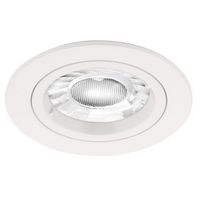 Show details for  EDLM™ PRO GU10 Fixed Lock Ring Downlight, IP20, White