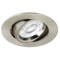 Show details for  EDLM PRO GU10 Adjustable Lock Ring Downlight, IP20, Satin Nickel