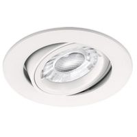 Show details for  EDLM PRO GU10 Adjustable Lock Ring Downlight, IP20, White