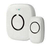 Show details for  Portable Wireless Door Chime, 150m, White