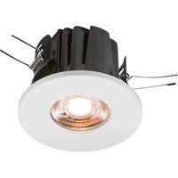 Show details for  8W Fire Rated Valknight LED Downlight, 4000K, 640lm, 230V, IP65, White