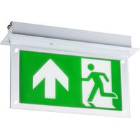 Show details for  230 Volt 2 Watt Recessed LED Emergency Exit Sign (Maintained Use Only)