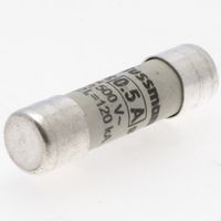 Show details for  0.5A Class Gg Cylindrical Industrial Fuse - Without Indicator - 10mm x 38mm