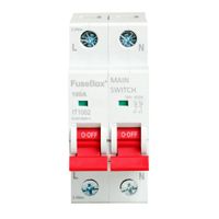 Show details for 100A Main Switch, 2 Pole, 230V / 400V, 6kA