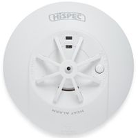 Show details for  Radio Frequency Mains Heat Detector with 9V Backup Battery Included, White