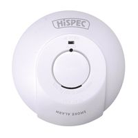 Show details for  Radio Frequency Mains Smoke Detector with 9V Backup Battery Included, White