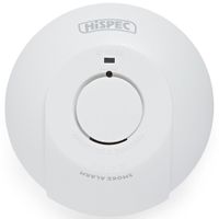 Show details for  Radio Frequency Mains Smoke Detector with 9V Backup Battery Included, White