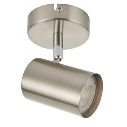 73687 Saxby Arezzo Single Spotlight 7W Satin Chrome YESSS