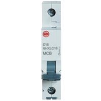 Show details for  16A MCB, 1 Pole, Type C, 6kA