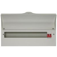 Show details for 100A Main Switch Consumer Unit, 19 Way, Steel, IP2XC