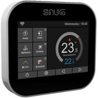 Show details for  Smart Wi-Fi Thermostat, 5°C to 35°C, Black