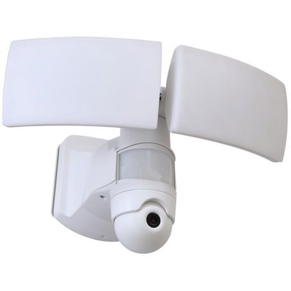 Lutec security light store camera