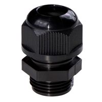 Show details for  Dome Top Gland (10 - 14mm) - Black [Pack of 10]