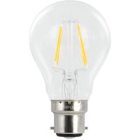 Show details for  3.4W LED GLS Lamp, B22, 2700K, Non-Dimmable, Clear