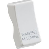 Show details for  Grid Rocker Cover 'Washing Machine', White, Curved Edge Range