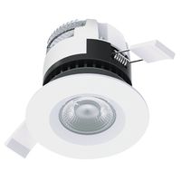 Show details for  6W Fire Rated LED Downlight, IP65, Dimmable, Neutral White, Matt White