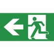 Show details for  Emergency LED Exit Box Legend - Running Man Arrow Left
