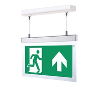 Show details for  Emergency LED Hanging Sign Surface 3W IP20 3Hr Maintained c/w Legend AU- White