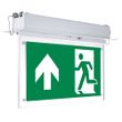 Show details for  Emergency LED Hanging Sign Rec 3W IP20 3Hr Maintained c/w Legend AU- White