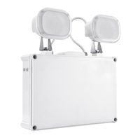 Show details for  Emergency LED Twin Spot 2x3W 500Lm IP65 3Hr Non-Maintained - White