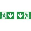 Show details for  Emergency LED Multi-Mount Exit Sign Legend - Running Man Arrow Down