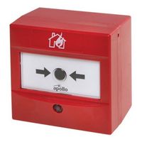 Show details for  Manual Addressable Call Point with Isolator, Red
