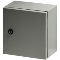 Show details for  Epoxy Coated Enclosure, 250mm x 250mm x 150mm, Steel, Grey, IP65, Essentials Range