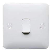 Show details for  1 Gang 20A DP Switch White