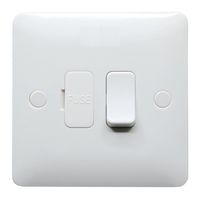 Show details for  1 Gang 13A Switched Fused Spur White