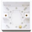 Show details for  Surface Mounted Pattress Box, 1 Gang, 25mm, White, Modern Range