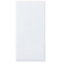 Show details for  1 Euro Module Blank 25x50mm White