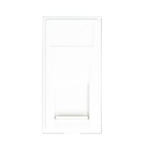 Show details for  RJ11 Outlet Euro Module 25x50mm White