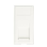 Show details for RJ45 Cat6e Outlet Euro Module 25x50mm White